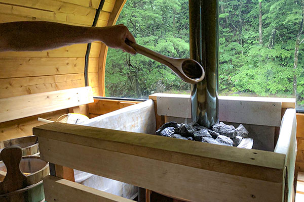 バレルサウナ体験